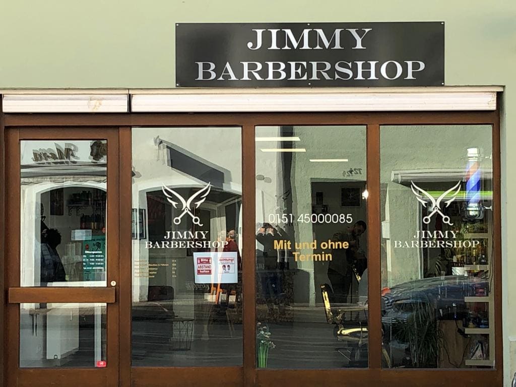 Aussenwerbung Barbershop